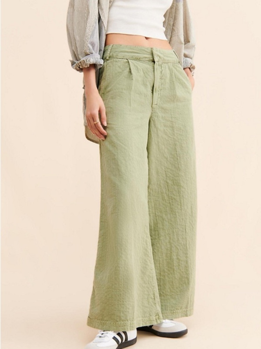 Free People Pieces of Us wide leg pants